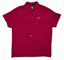 Tiger Woods' Sunday Red Shirt from 2010 Masters Tournament